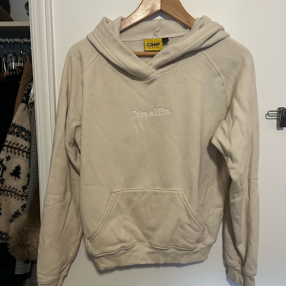 Camp Brand Goods “Take a hike” fleece hoodie
